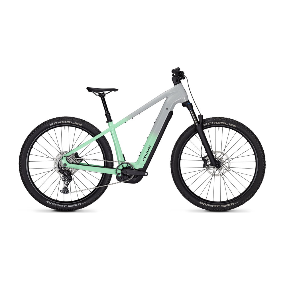 Rower elektryczny górski Focus Jarifa 6.8 - 800Wh zielony (Rozmiar M)