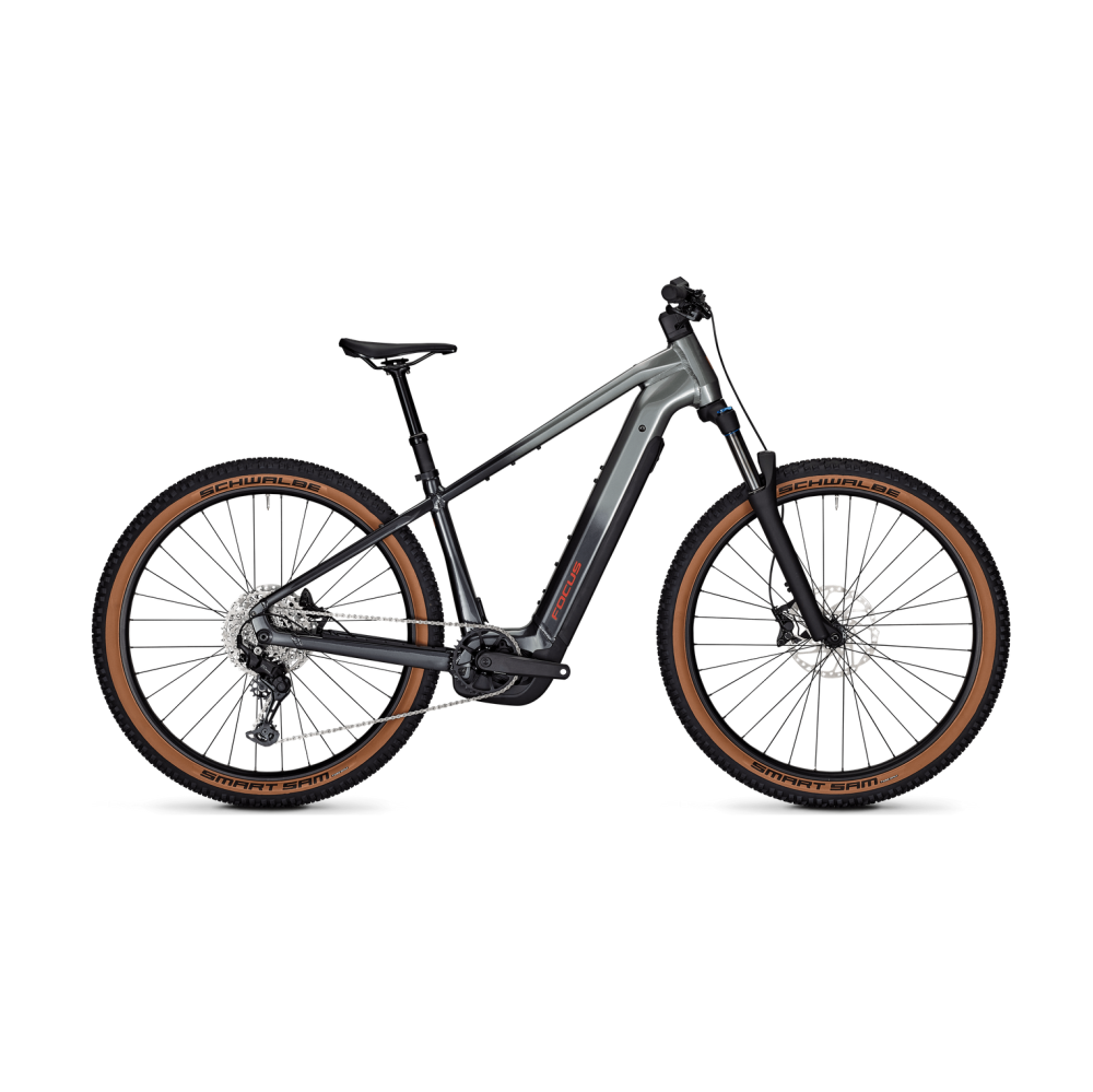 Rower elektryczny górski Focus Jarifa 6.8 - 800Wh szary (Rozmiar L)