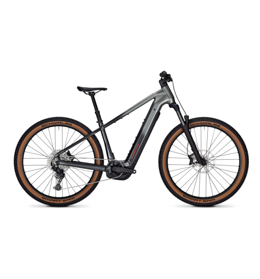 Rower elektryczny górski Focus Jarifa 6.8 - 800Wh szary (Rozmiar S)